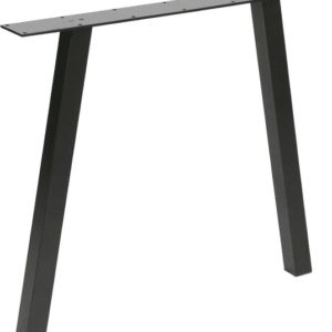 Understel/bordben til plankebord WOOOD Tablo A-Leg mat sort metal H72ÃB79ÃD10 cm
